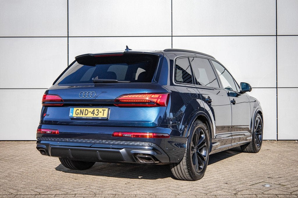 Audi Q7 55 TFSIe 394pk quattro Pro Line S | 20" LMV | Trekha, Auto's, Audi, Automaat, Gebruikt, Blauw, 26 kWh