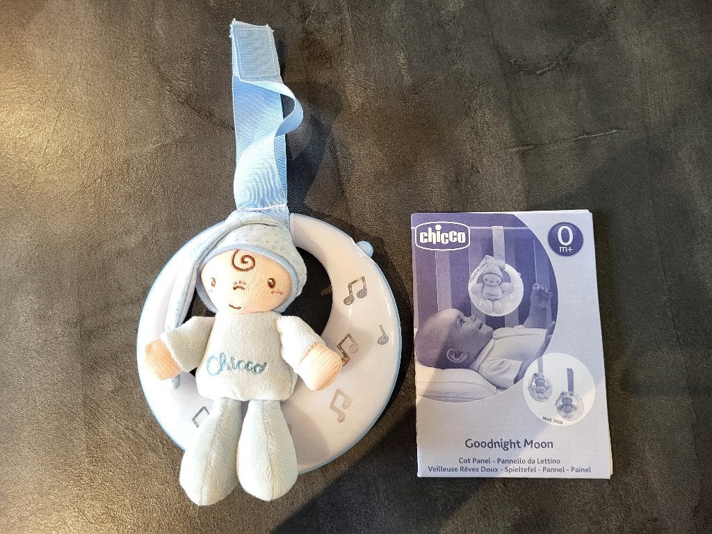 Chicco muziekdoos - licht blauw, Ophalen, Zo goed als nieuw, Overige typen, Met geluid