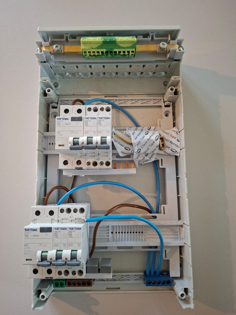 Attema Groepenkast met aardlekautomaten, Ophalen of Verzenden, Zo goed als nieuw, Attema, Groepenkast