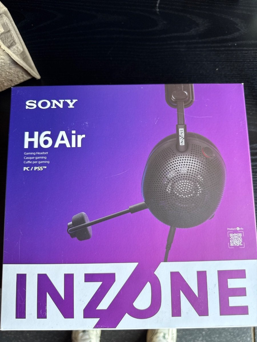 Sony INZONE H6 Air Headset Bedraad Hoofdband Gamen Zwart