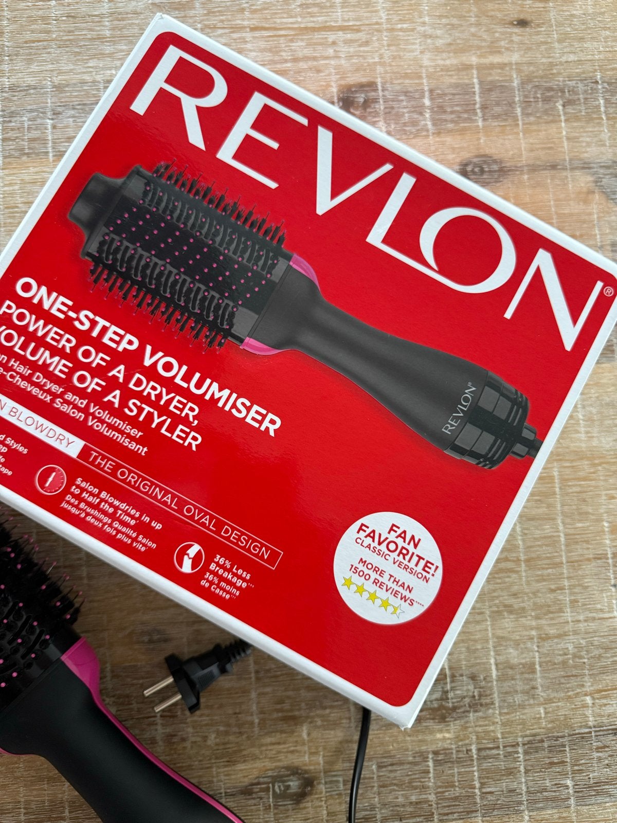 Revlon One-Step Volumiser Föhnborstel - Zo goed als nieuw, Ophalen of Verzenden, Zo goed als nieuw