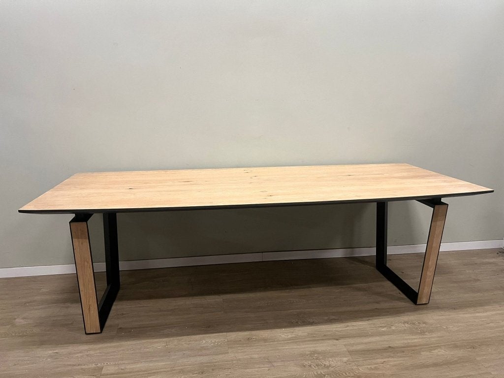 Darwin eettafel 240cm van Xooon, Scandinavisch, Hout, 100 cm, Nieuw