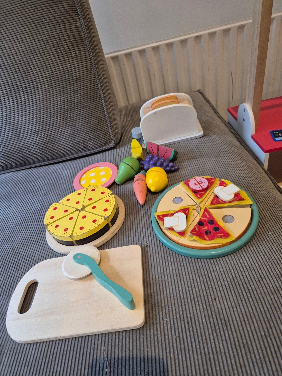 Houten HEMA marktkraam met speelgoedeten, Ophalen of Verzenden