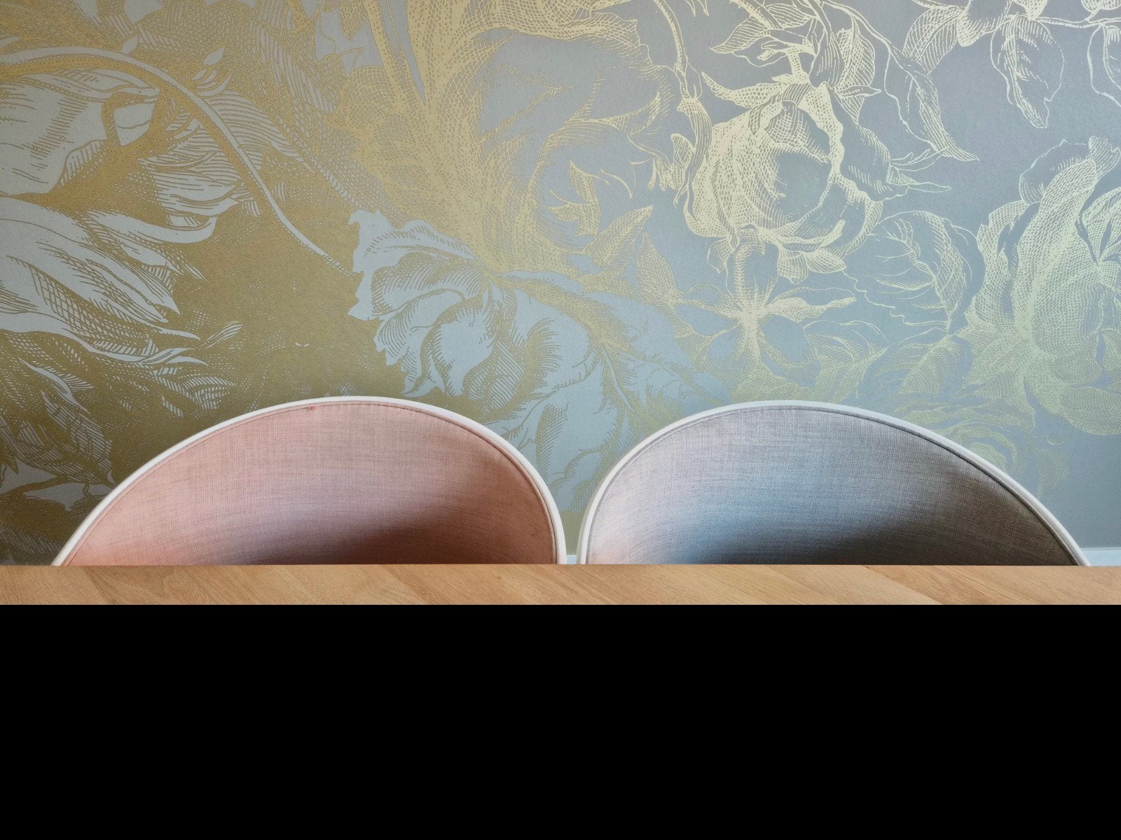 HAY About a Chair AAC 22 - Roze & Grijs gestoffeerd, Huis en Inrichting, Ophalen, Gebruikt, Twee, Overige kleuren