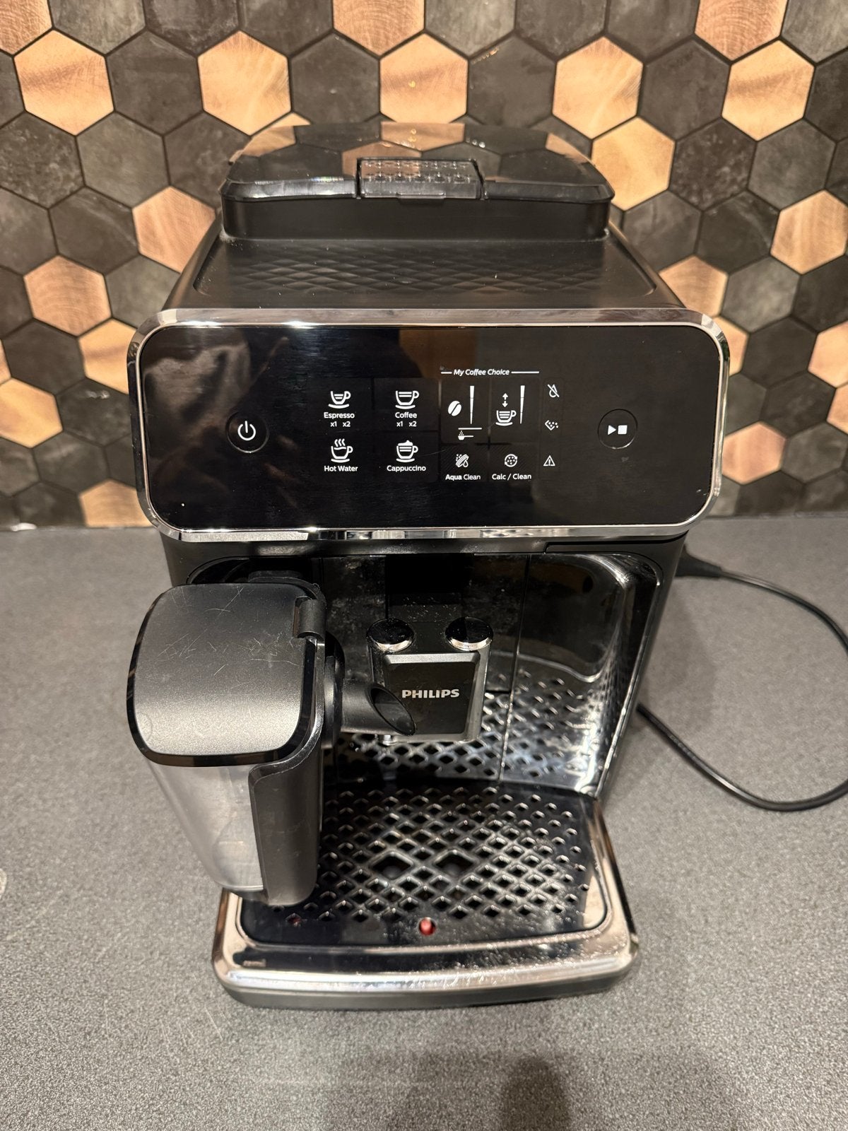 Philips Volautomatische Espressomachine - Zwart, Gebruikt, Koffiemachine, Koffiebonen, 2 tot 4 kopjes