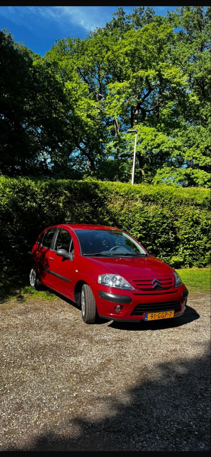Citroën C3 1.4 I 2008 Rood, Voorwielaandrijving, 1160 kg, 989 kg, Origineel Nederlands