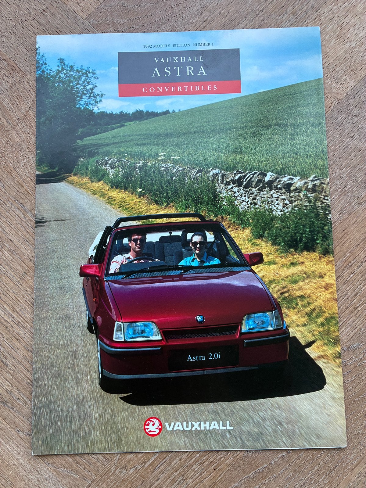 Vauxhall Astra Convertible brochure september 1991, Verzenden, Zo goed als nieuw, Overige merken