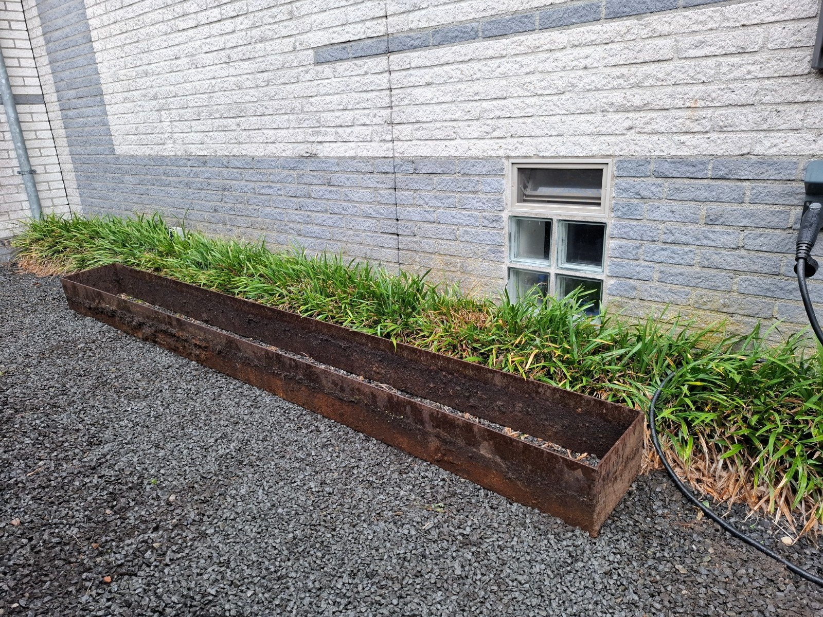 Cortenstaal plantenbak 320x31x20cm, 7mm dik, Tuin en Terras, Bloembakken en Plantenbakken, Ophalen
