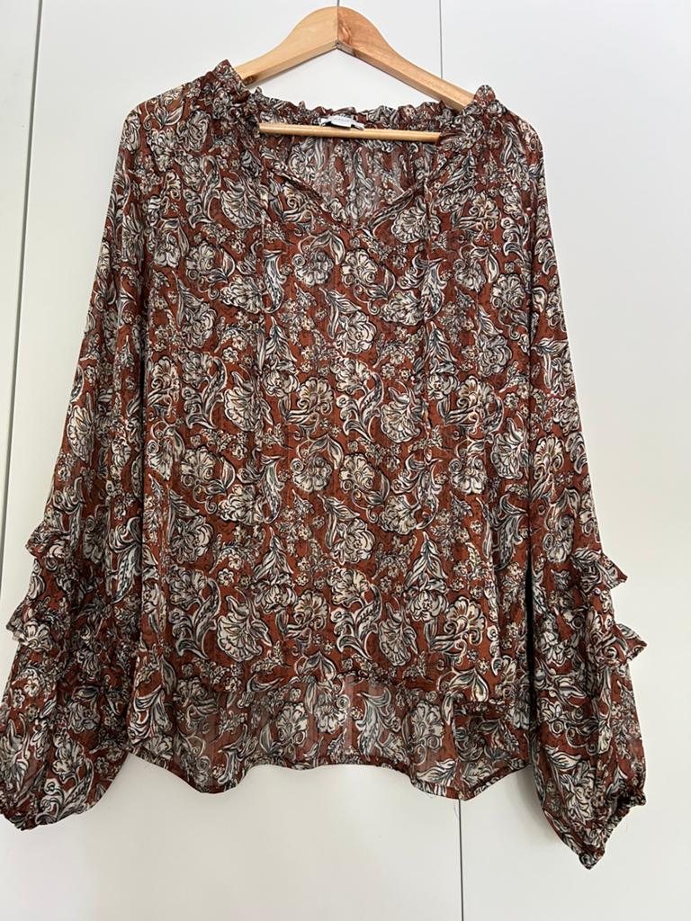 Cotton club maat XXL blouse - in zeer goede staat, Kleding | Dames, Blouses en Tunieken, Ophalen of Verzenden, Zo goed als nieuw