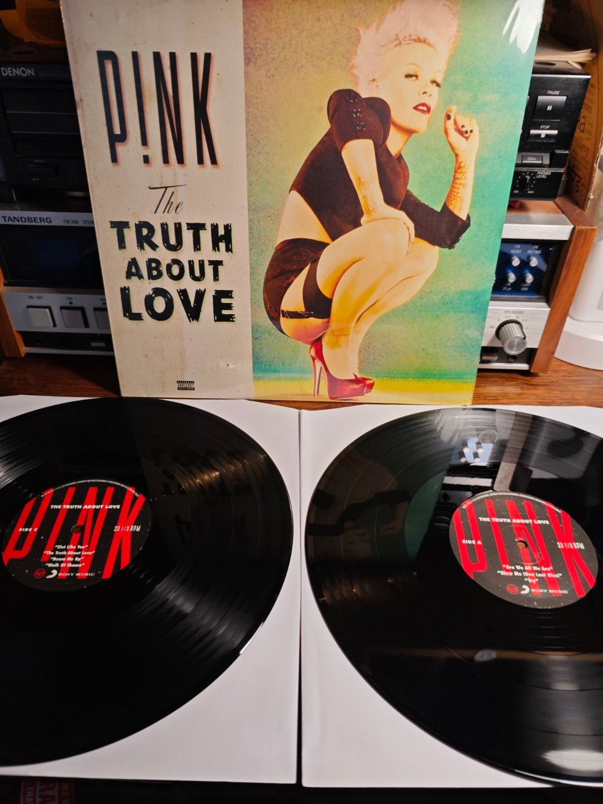 P!nk - The Truth About Love Dubbel LP Vinyl, Inclusief binnenhoes, Ophalen of Verzenden, Zo goed als nieuw, 12 inch