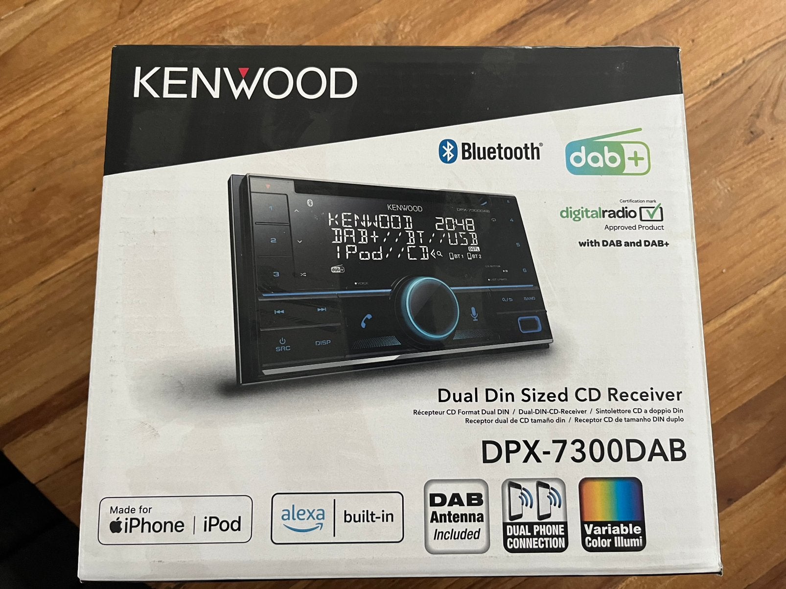 Nieuwe Kenwood DPX-7300DAB Dubbel DIN, Ophalen of Verzenden, Nieuw