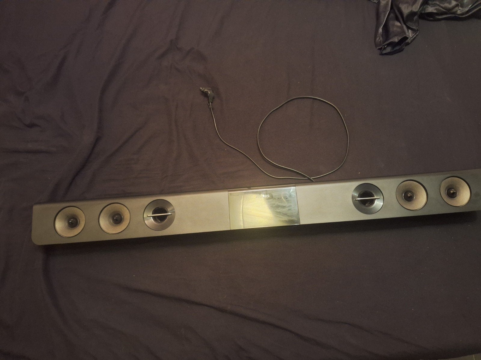 Philips zwarte soundbar in goede staat, Ophalen of Verzenden, Zo goed als nieuw