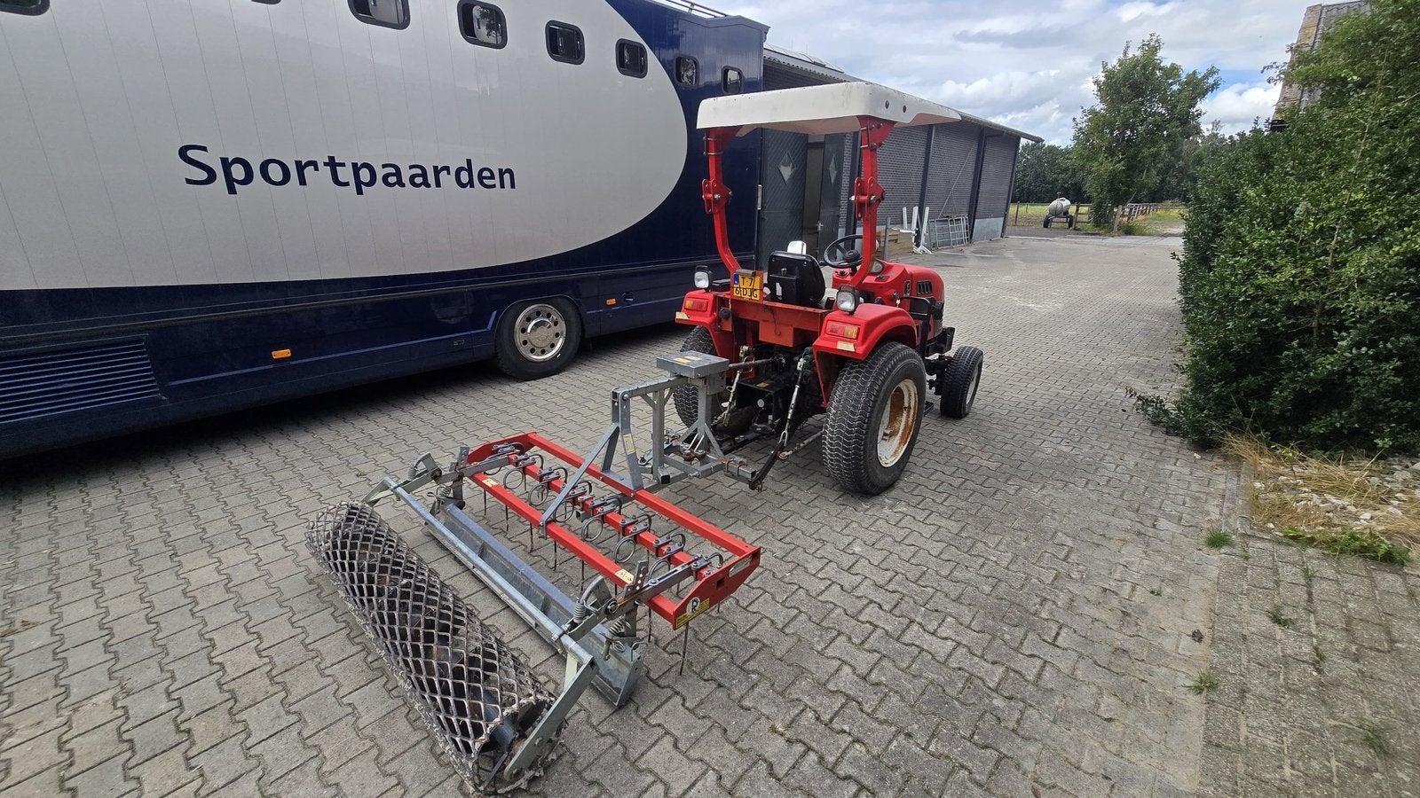 Tractor met Platz-Max bodemvlakker, Zakelijke goederen, Agrarisch | Werktuigen, Ophalen, Overige typen