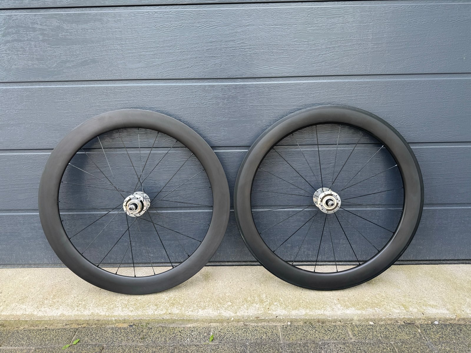 60mm Carbon Trackwielen / Fixie met DT-Swiss Track Naven, Ophalen of Verzenden, Zo goed als nieuw, Wiel, Carbon