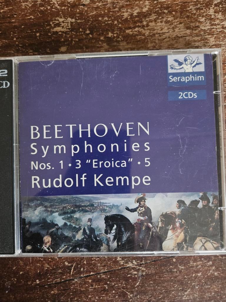 Beethoven Symfonieën 1, 3 (Eroica) & 5 - Rudolf Kempe CD, Gebruikt, Boxset, Ophalen of Verzenden, Classicisme