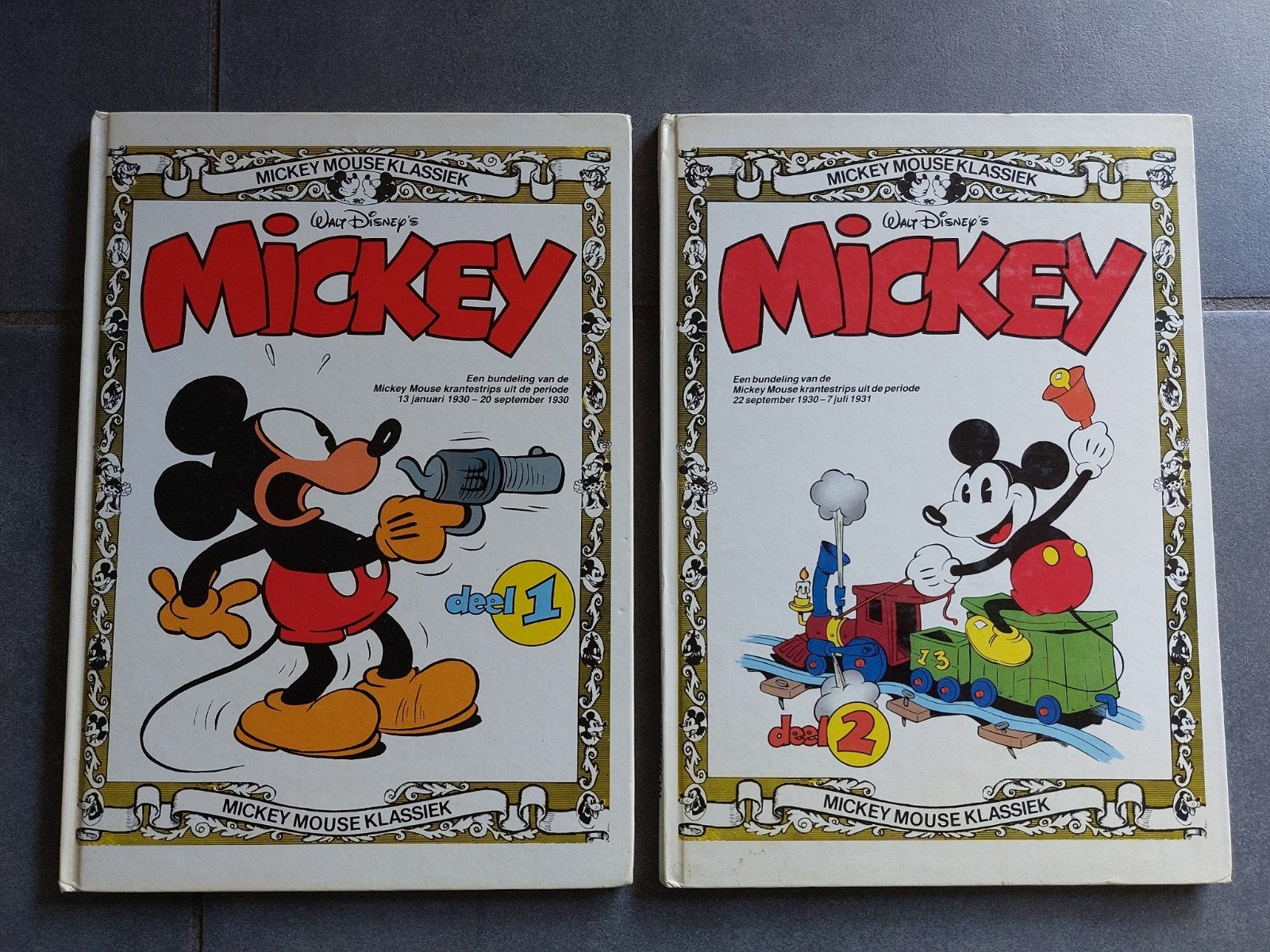 Mickey Mouse Klassiekers Deel 1 & 2 - Zo goed als nieuw, Meerdere stripboeken, Ophalen of Verzenden, Zo goed als nieuw