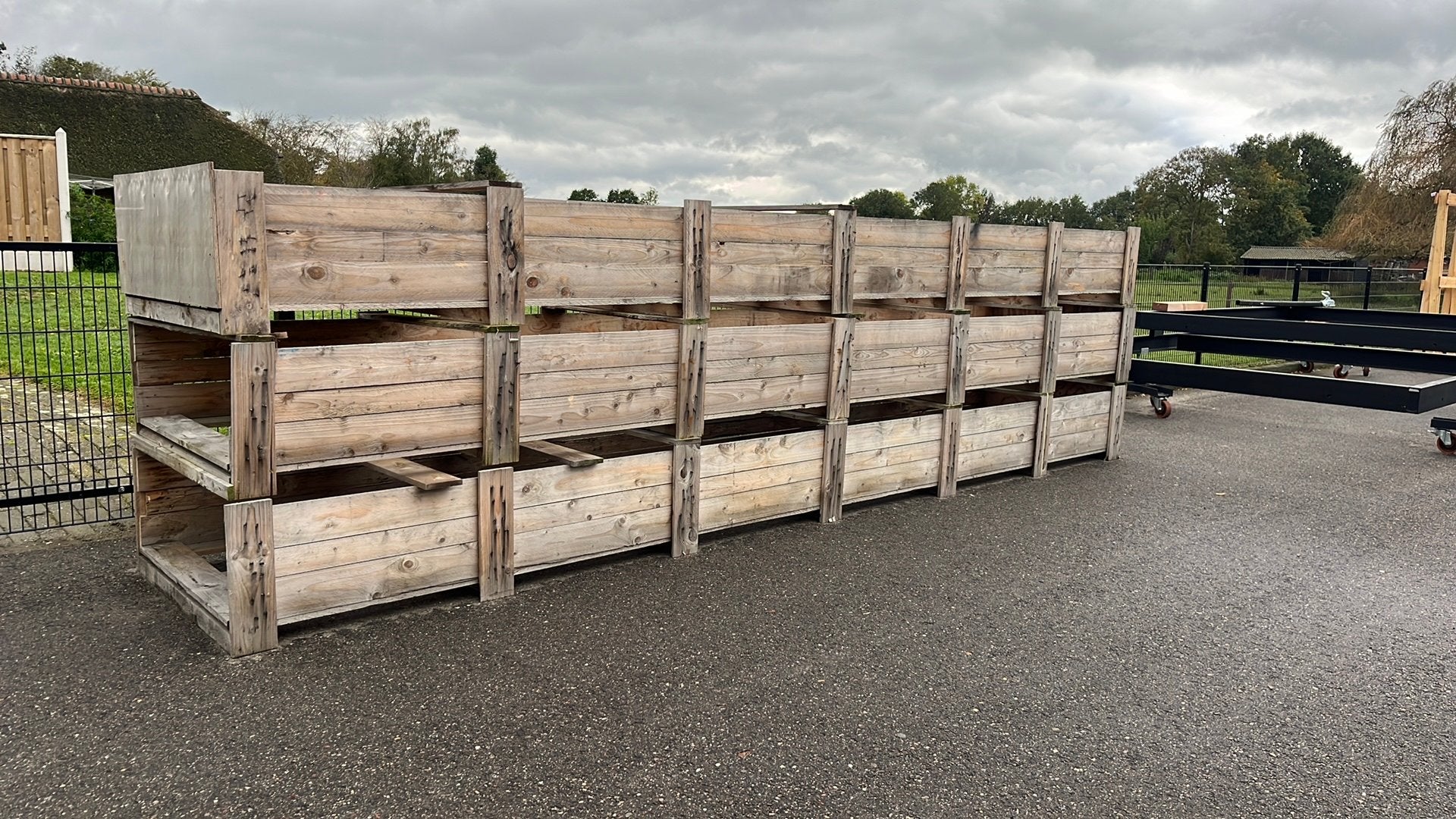 Kratten voor haardhout, Minder dan 3 m³, Ophalen