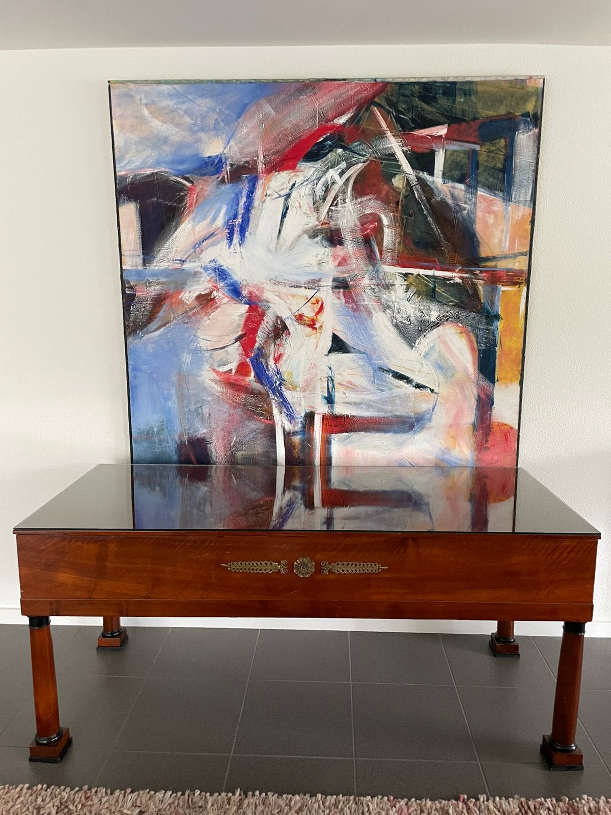 Antiek Bureau Biedemeier Plat., Ophalen