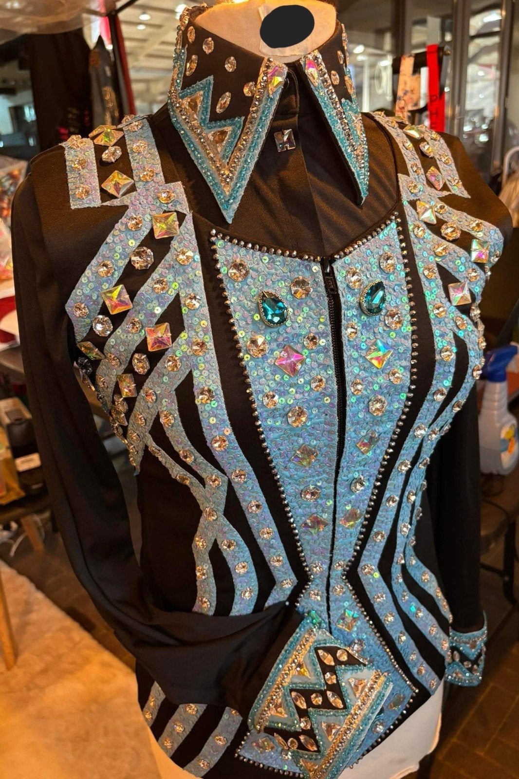 Western show gilet + blouse + blanket. Zware kwaliteit, Ophalen of Verzenden, Zo goed als nieuw, Bovenkleding