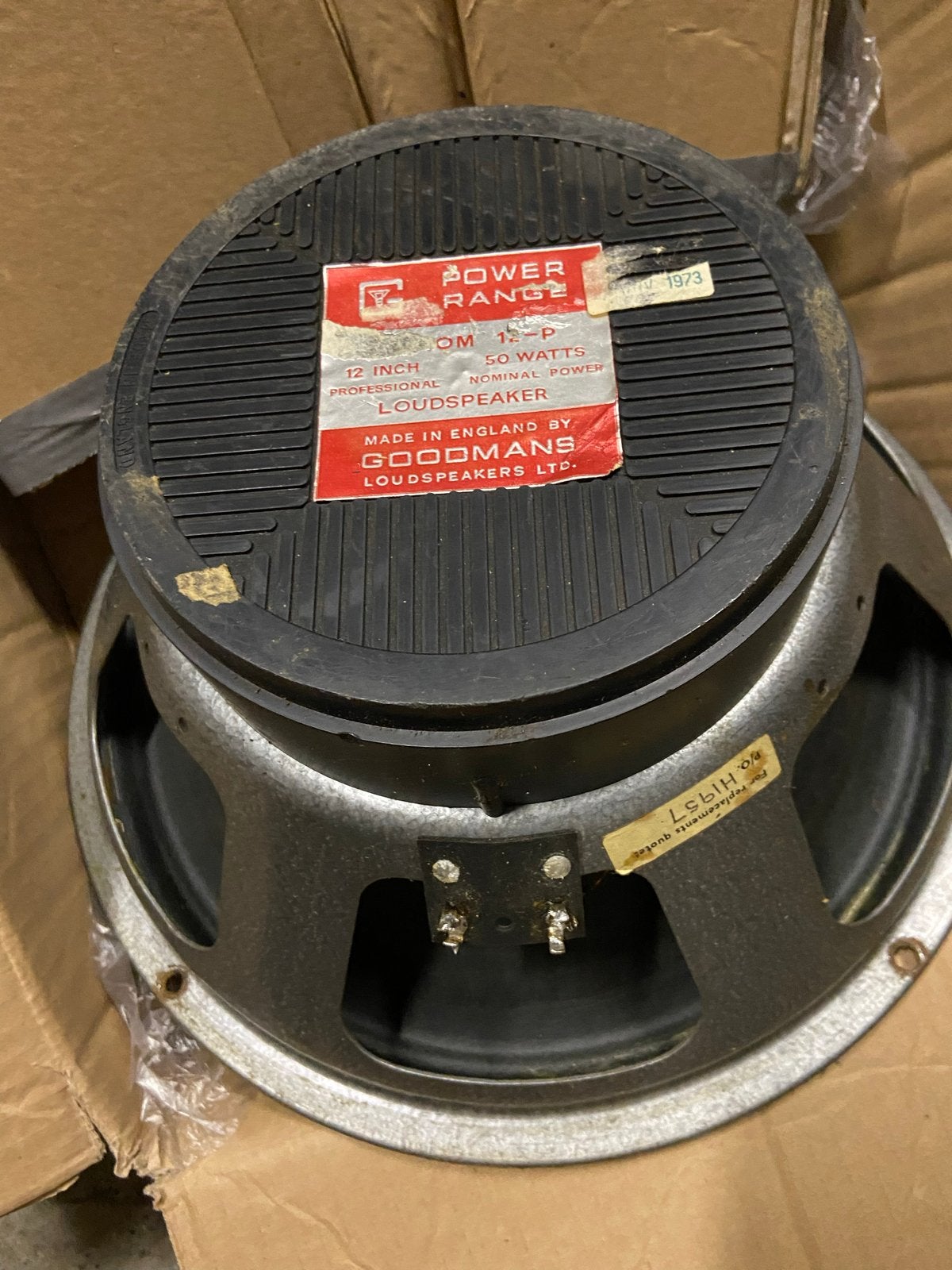 Goodmans Gitaarspeaker 50 Watt - 16 ohm-Nog helemaal in orde, Ophalen of Verzenden, Zo goed als nieuw