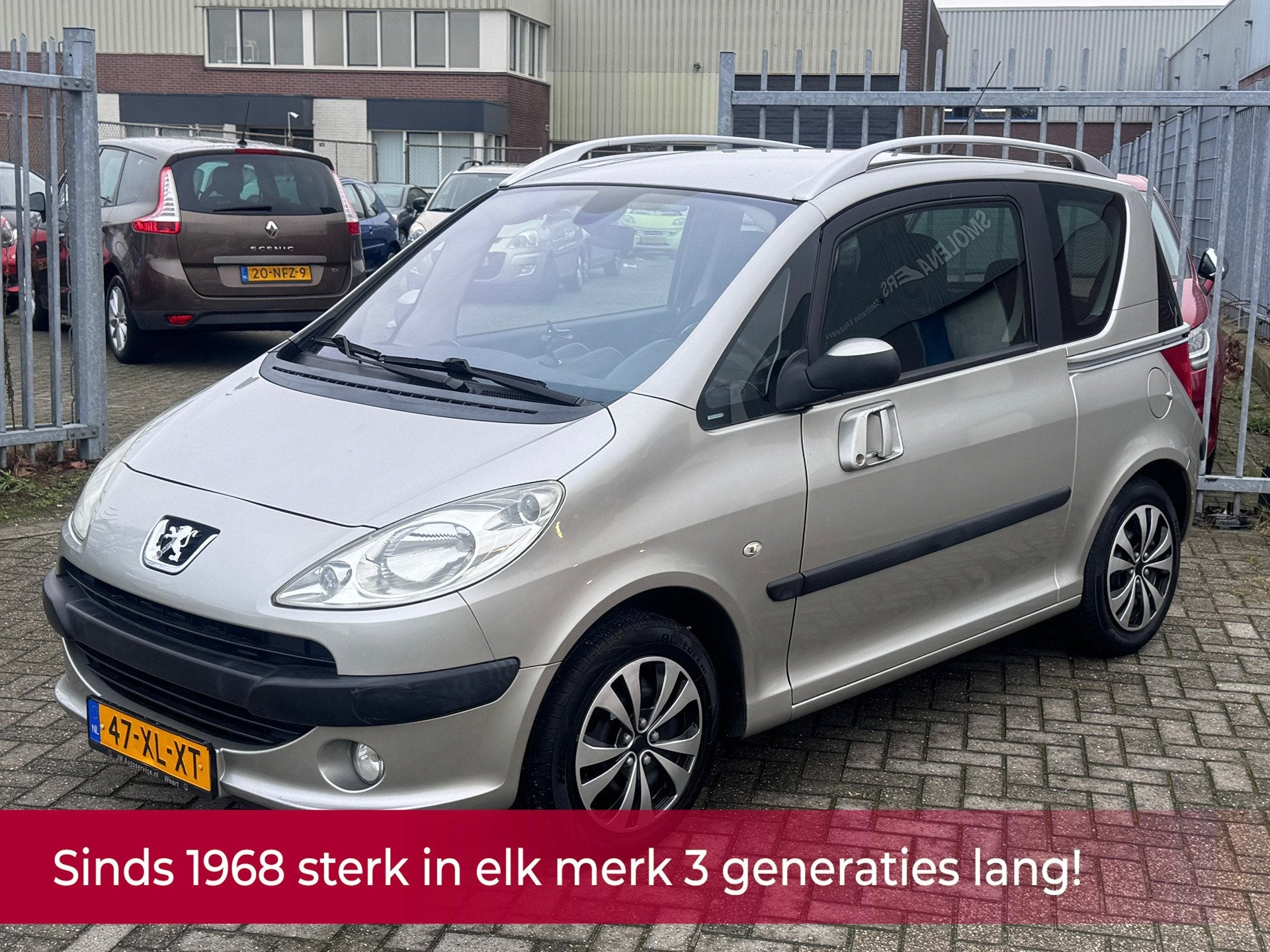 Peugeot 1007 1.4-16V Gentry NL AUTO NAP! NIEUWE D-RIEM! Airc, Auto's, Peugeot, Voorwielaandrijving, Dealer onderhouden, Zwart