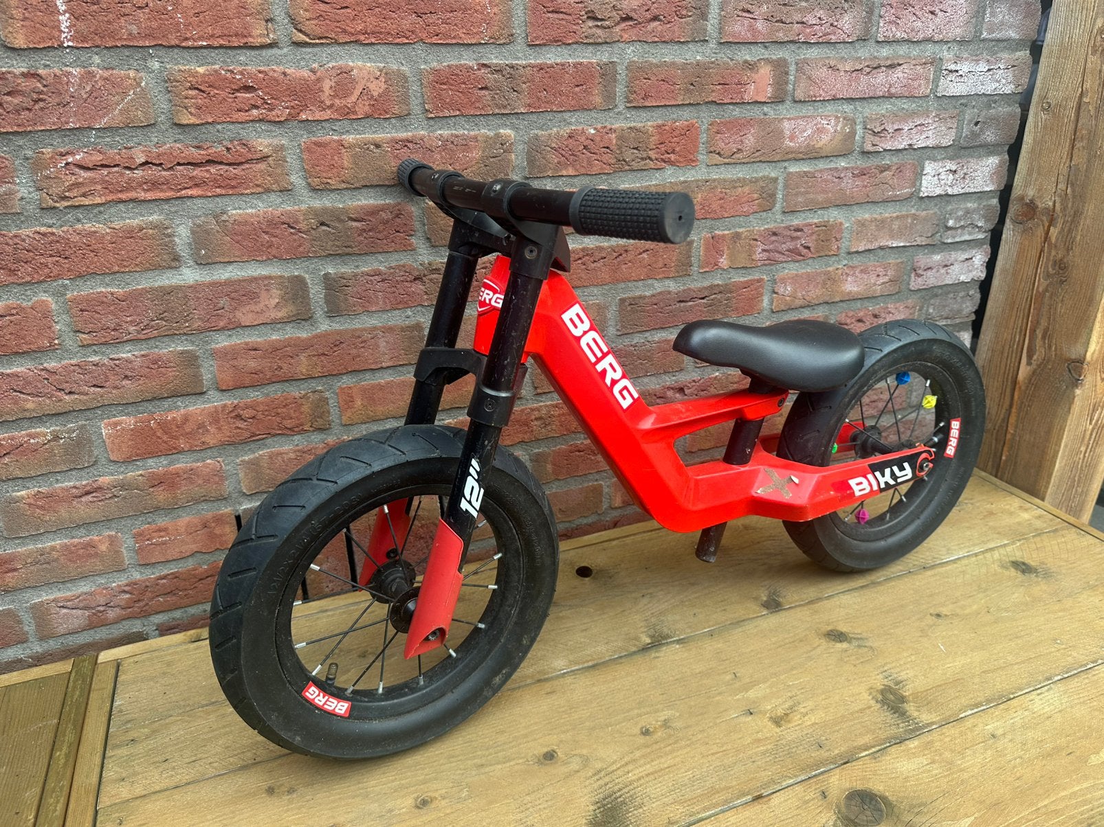 Berg loopfiets, Fietsen en Brommers, Ophalen, Gebruikt, Minder dan 16 inch