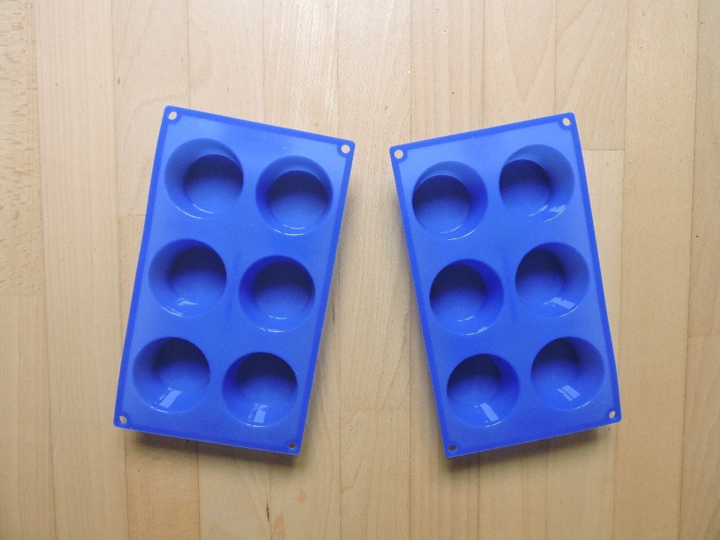 2 stuks siliconen bakvorm (2 x 3) Nieuw, Ophalen, Nieuw, Taarten, Bakvorm