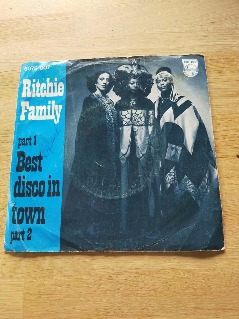 Ritchie Family , best disco in town, Cd's en Dvd's, Vinyl Singles, Ophalen of Verzenden, Zo goed als nieuw, Pop