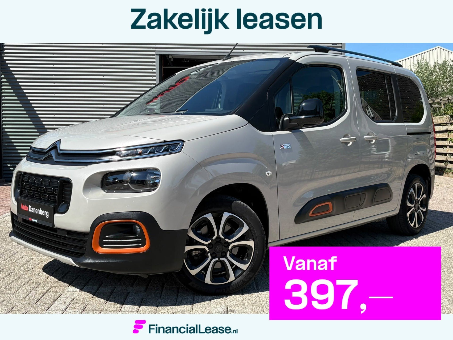 Citroen Berlingo 1.2 PureTech XTR GARANTIE! BOM-VOL-OPTIES W, Zwart, Origineel Nederlands, Nieuw, 1000 kg