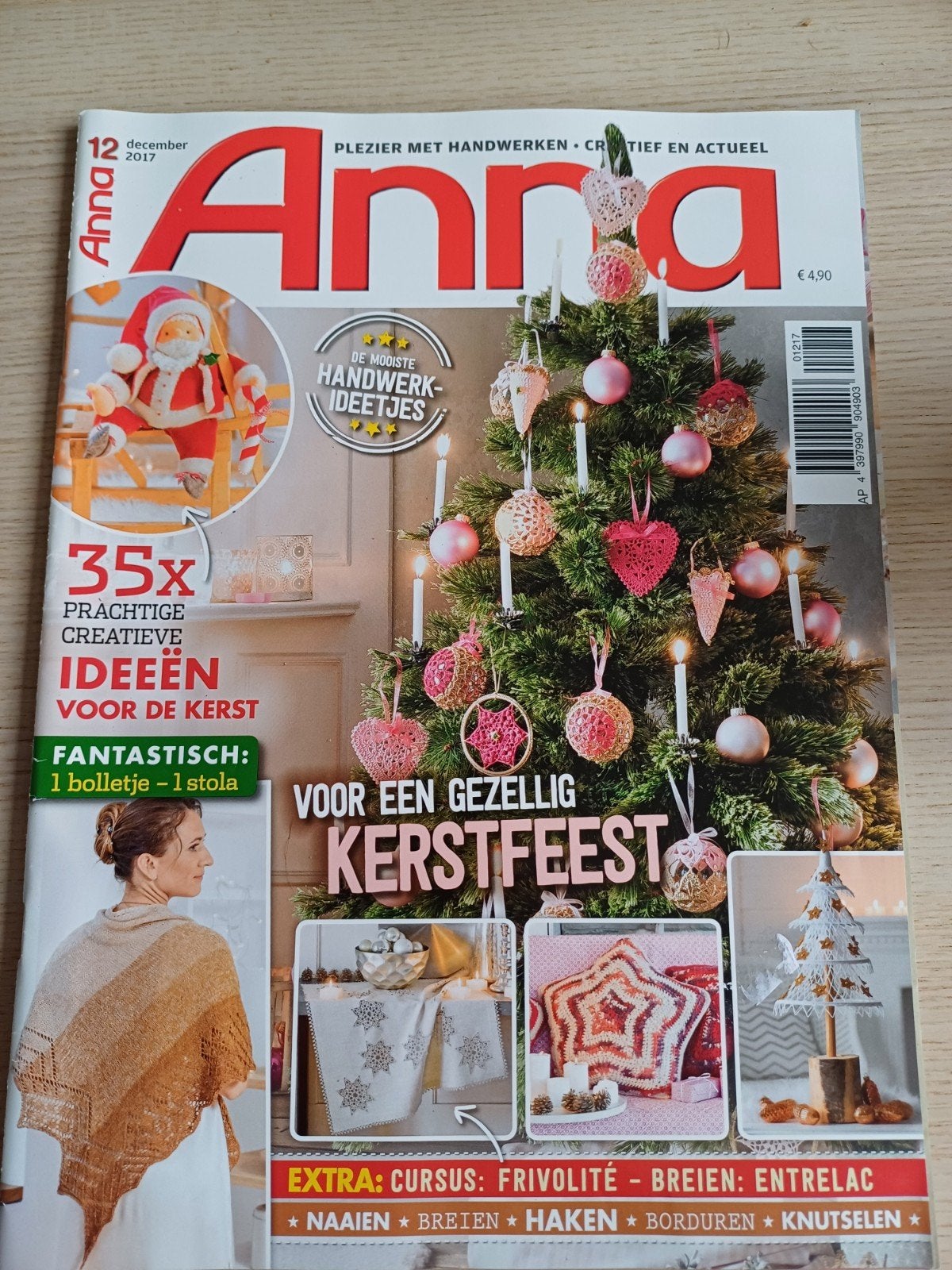 Anna creatief haken breien borduren kerst, Hobby en Vrije tijd, Ophalen of Verzenden, Zo goed als nieuw, Breien of Haken, Patroon of Boek