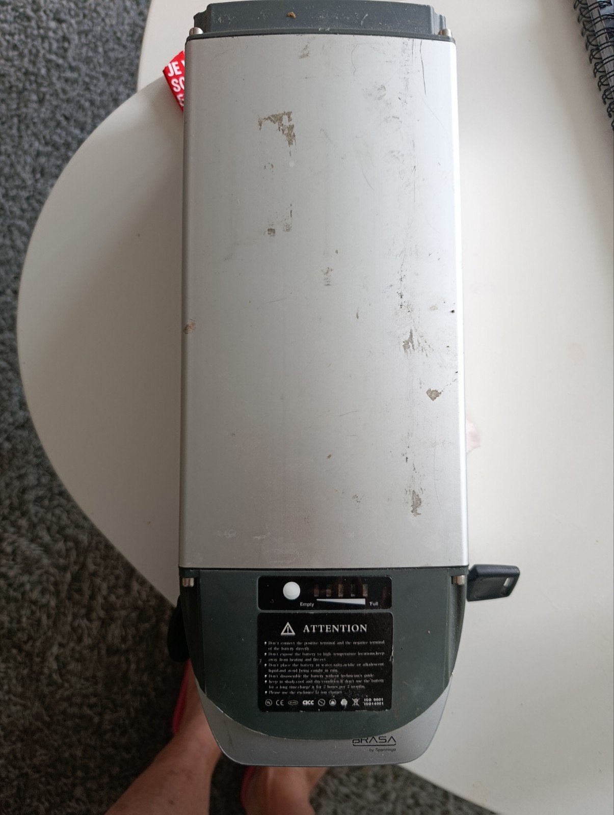 Brasa E-bike Accu 36V 8AH met Oplader, Fietsen en Brommers, Gebruikt