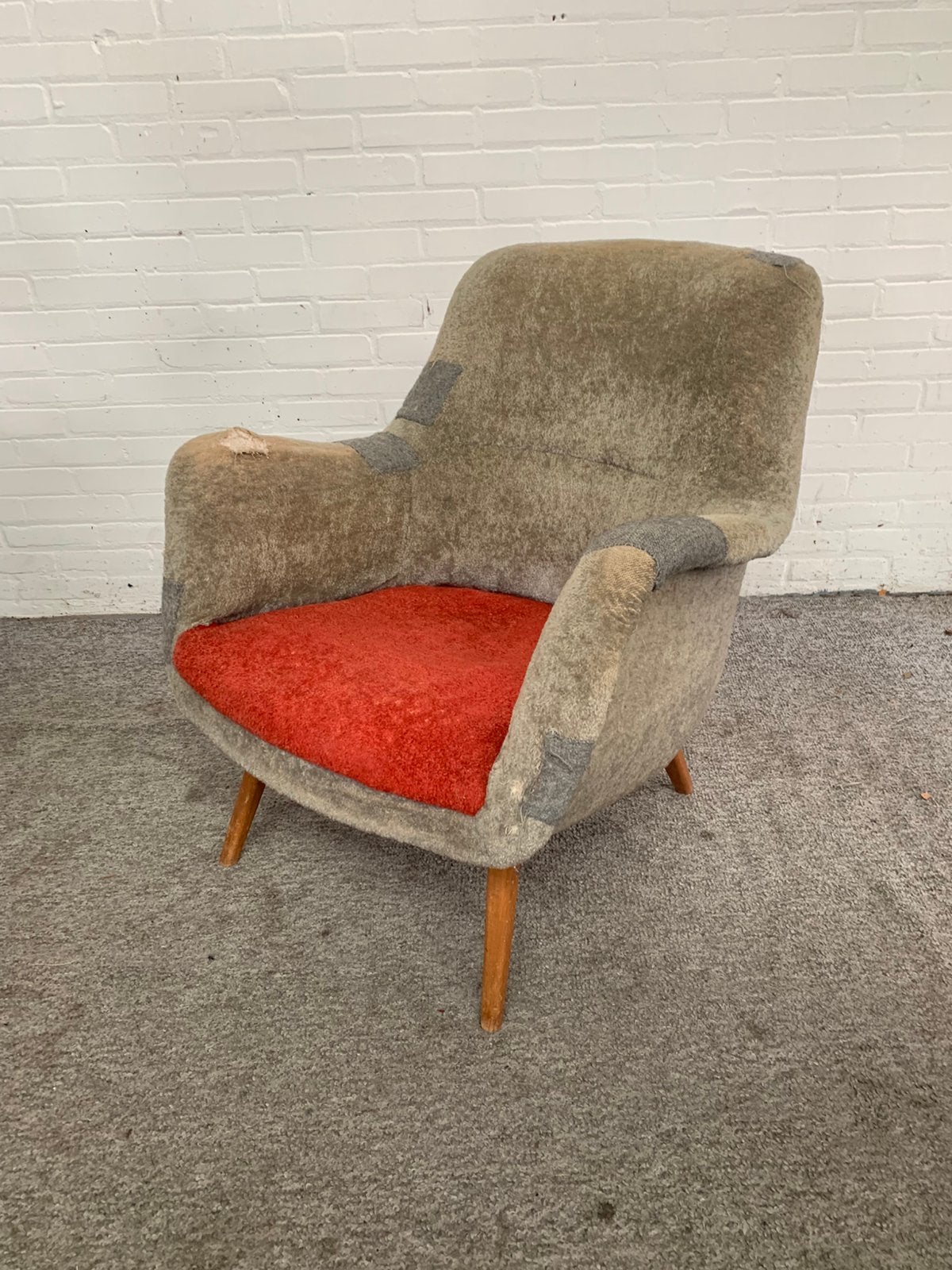 Fauteuil jaren 60 Artifort Bengt Ruda  Deense stijl., Huis en Inrichting, Fauteuils, Ophalen of Verzenden, Zo goed als nieuw, Minder dan 50 cm