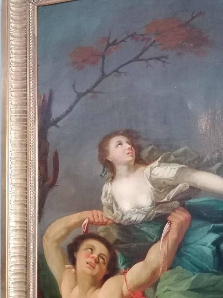 olie op doek omstreeks 1700 circle of Guido Reni, Ophalen