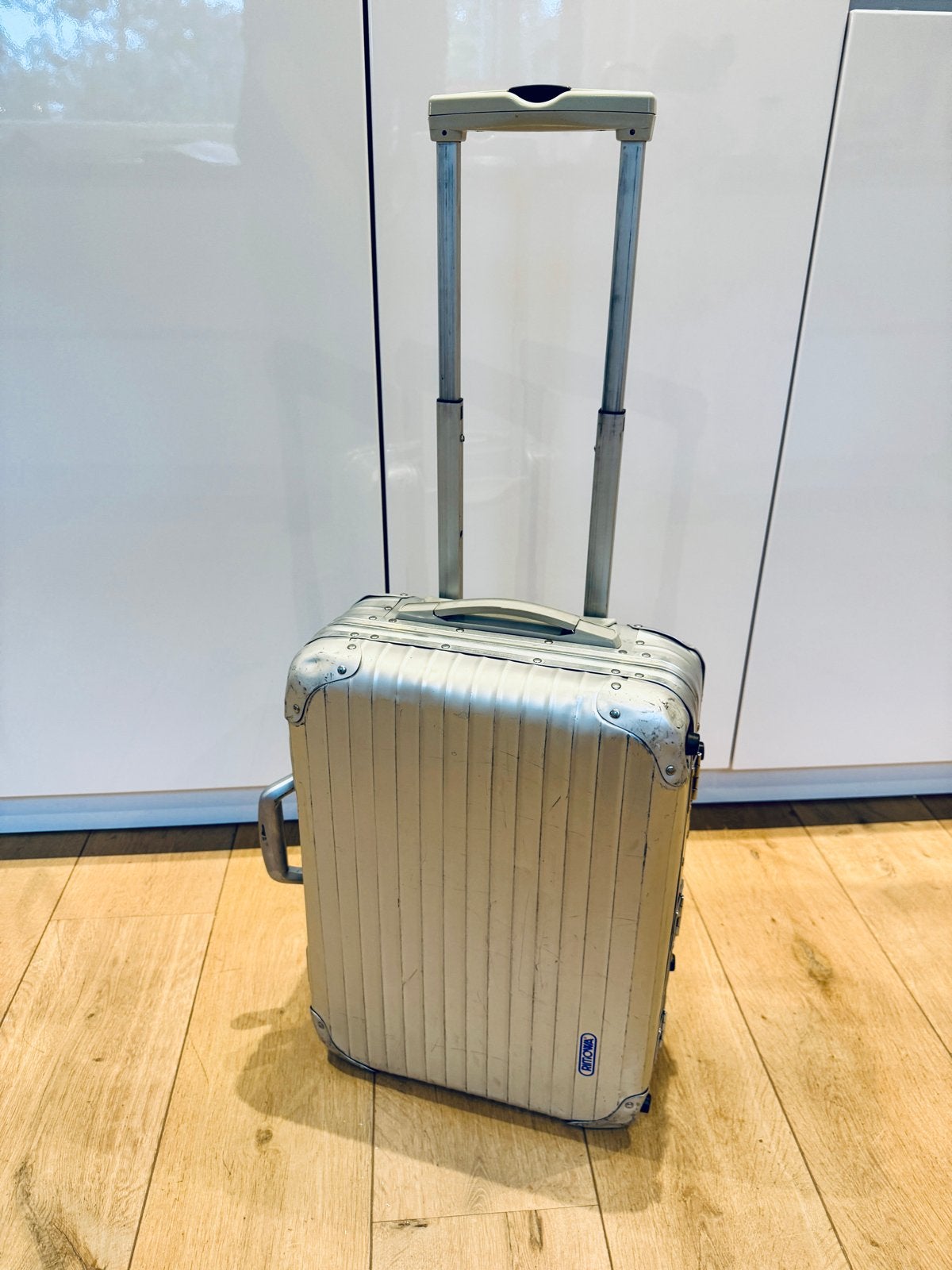 Rimowa Topas Cabin S Koffer - Aluminium, 40 tot 60 cm, Gebruikt, 20 tot 30 cm, Ophalen of Verzenden