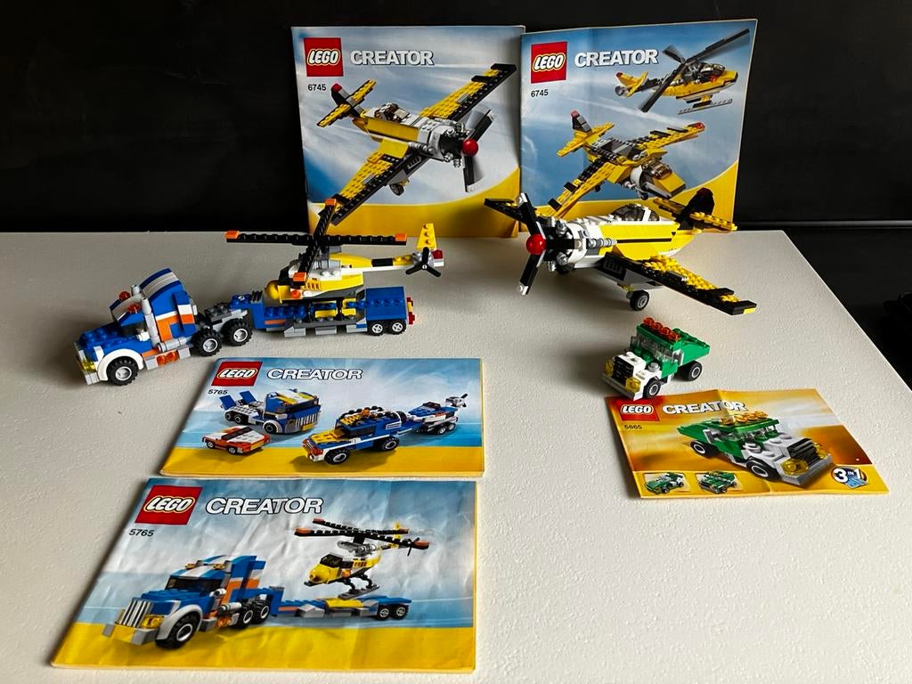 Lego Creator 3 sets, Compleet, Lego, Ophalen of Verzenden, Creator