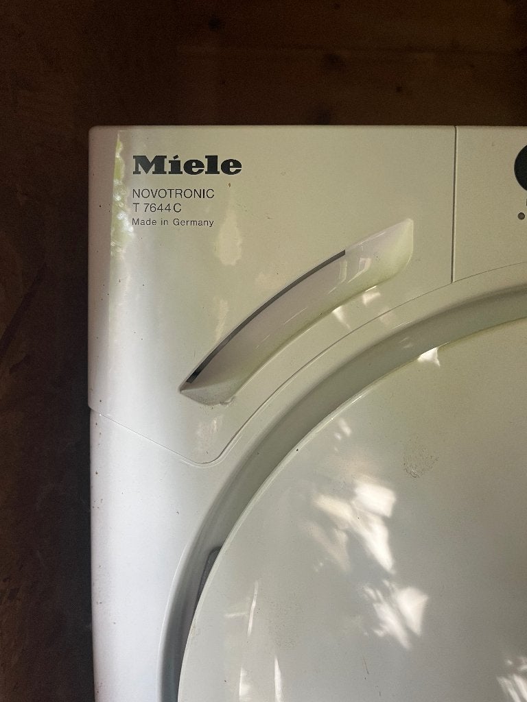Miele novotronic T 7644 C, Witgoed en Apparatuur, Ophalen, 4 tot 6 kg, Zo goed als nieuw, Voorlader
