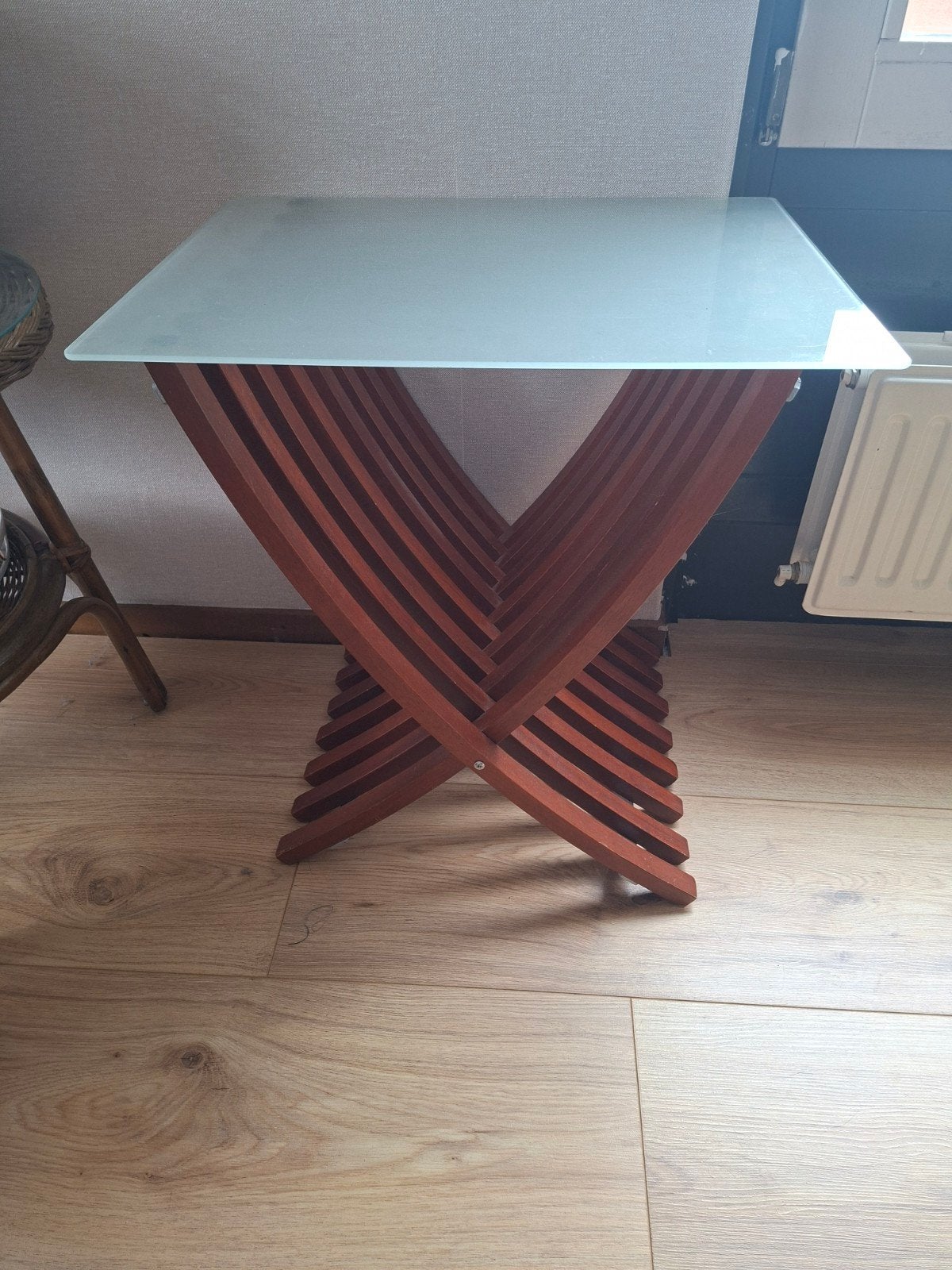 Stevige Bijzet tafel, 50 tot 100 cm, Rond, Minder dan 50 cm, Grenenhout