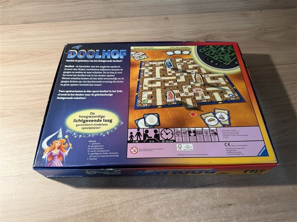 Doolhof met glow in the dark - s6702, Verzenden, Zo goed als nieuw