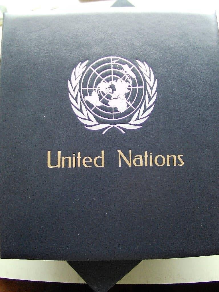 zgan Davo album United Nations deel III LUXE in Cassette, Postzegels en Munten, Ophalen of Verzenden, Buitenland