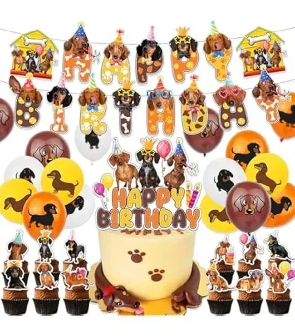 Honden ballonnen set Happy Dog, Dieren en Toebehoren, Overige typen, Nieuw, Ophalen of Verzenden, Info@sweet-one.nl