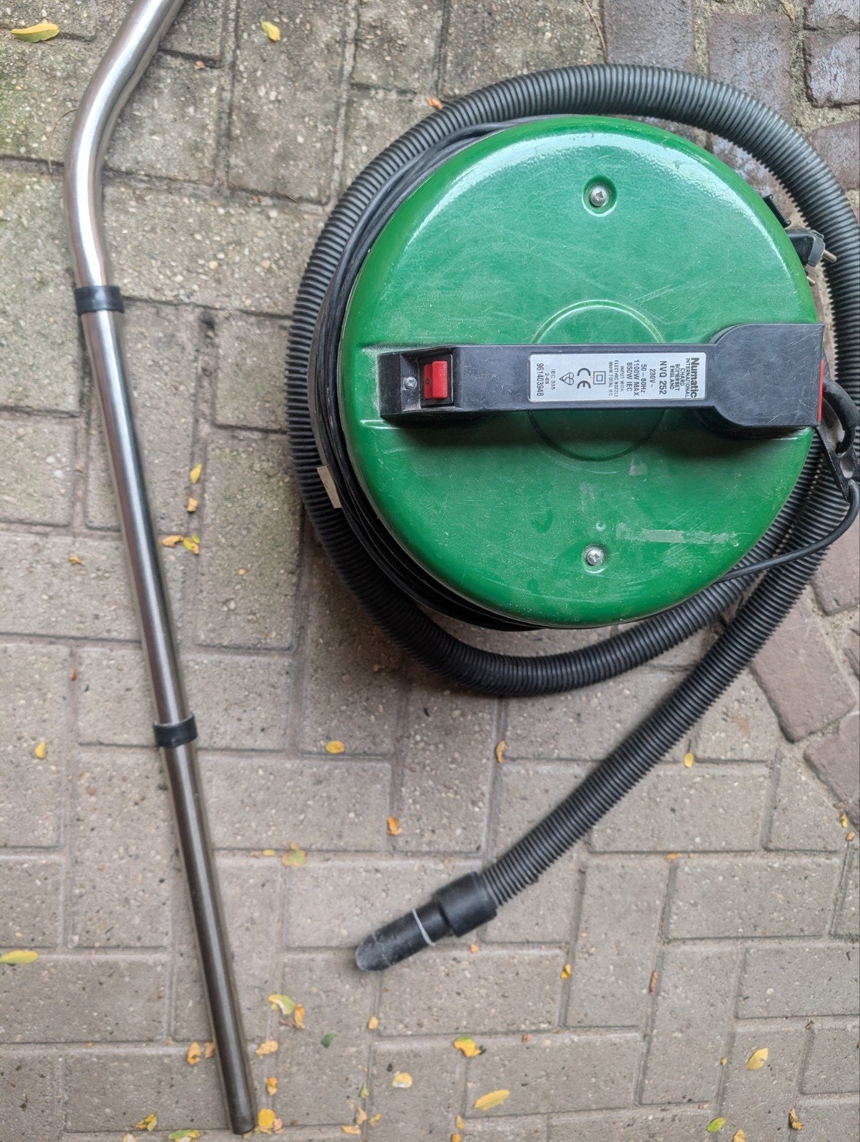 Numatic NVQ 252, Witgoed en Apparatuur, Numatic, Minder dan 1200 watt, Regelbare zuigkracht, Ophalen