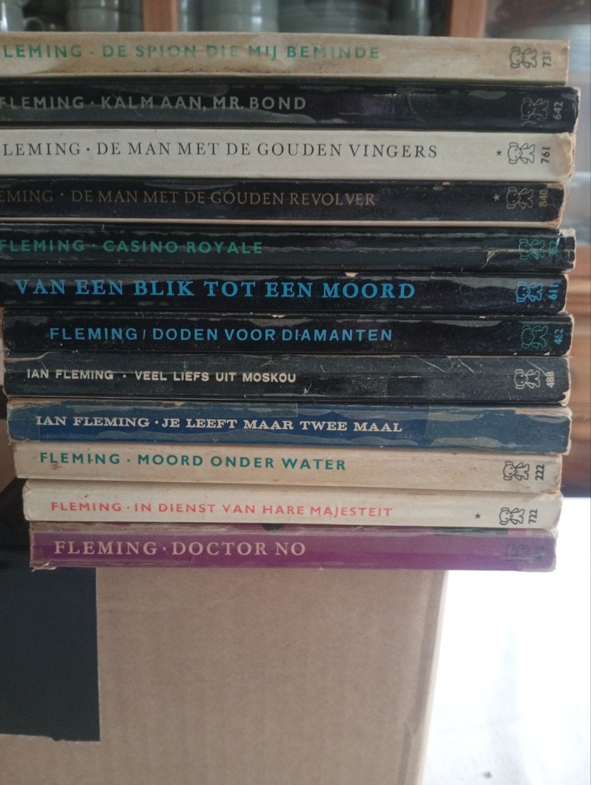 Ian Fleming James Bond boeken (12 stuks) orginele uitgave, Ophalen of Verzenden, Gelezen, Ian Fleming, Nederland