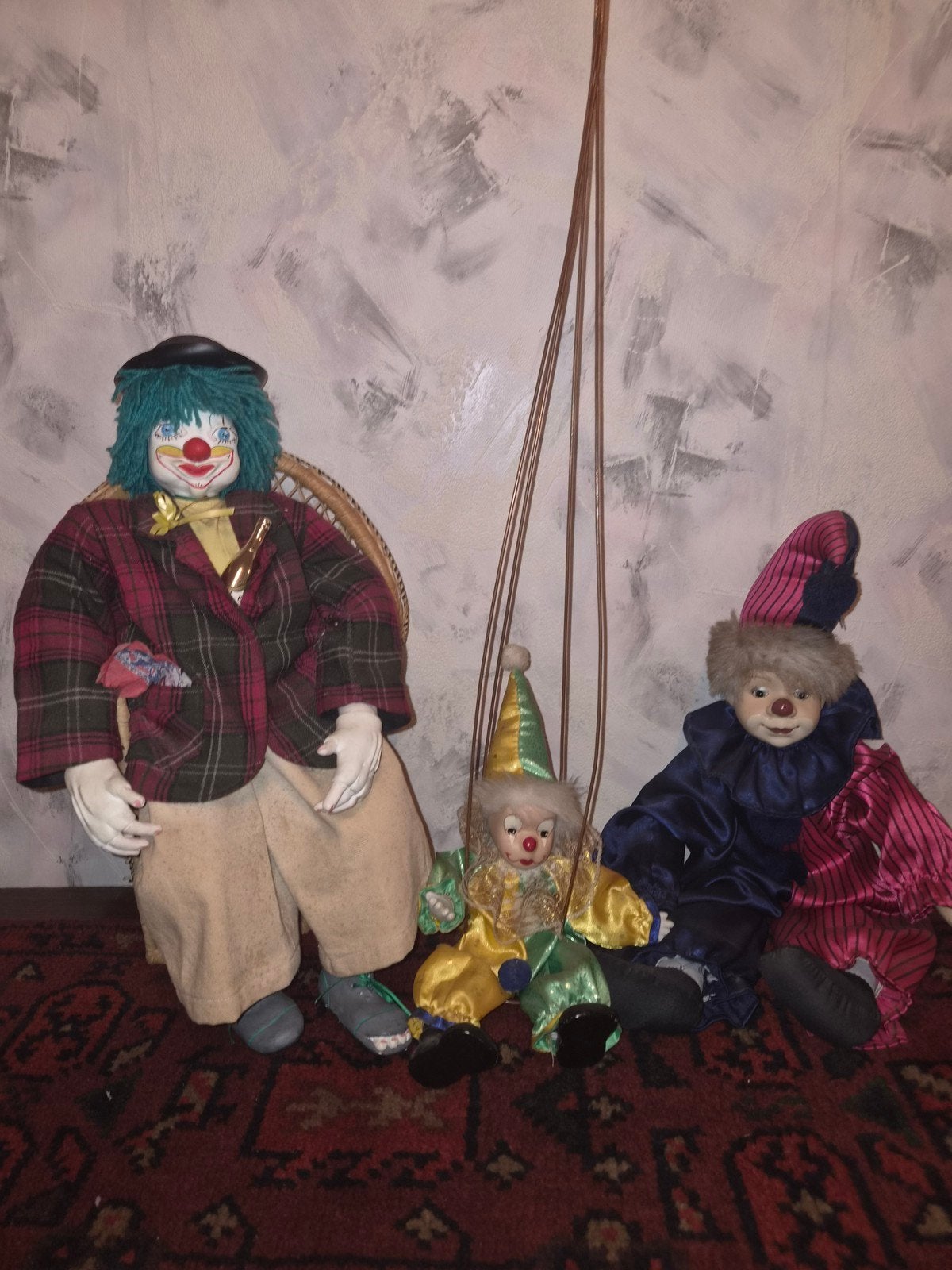 3 vintage clowns porselein - Antiek - Retro, Ophalen of Verzenden, Gebruikt, Overige typen