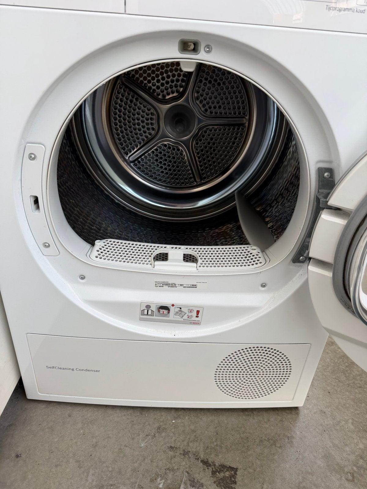 Bosch SportsEdition Exclusiv Condensdroger 8 kg, Ophalen, Gebruikt, 8 tot 10 kg, Voorlader
