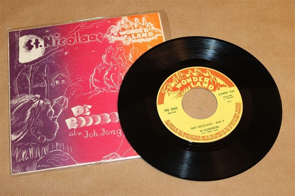 Vintage Sinterklaas EP — De Roodborstjes Zingen Klassiekers, Gebruikt, -, -, Ophalen of Verzenden