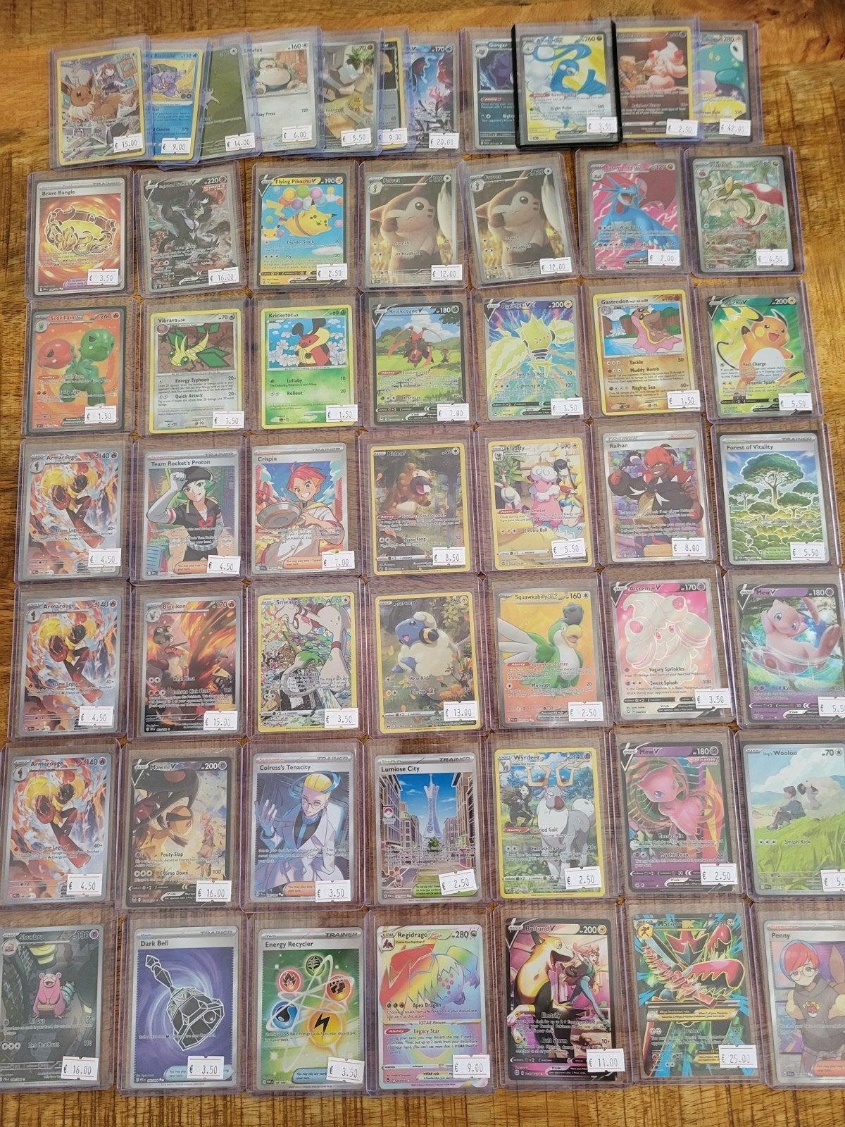 Grote collectie Verzameling Pokémon kaarten of losse verkoop, Hobby en Vrije tijd, Ophalen of Verzenden, Zo goed als nieuw, Meerdere kaarten