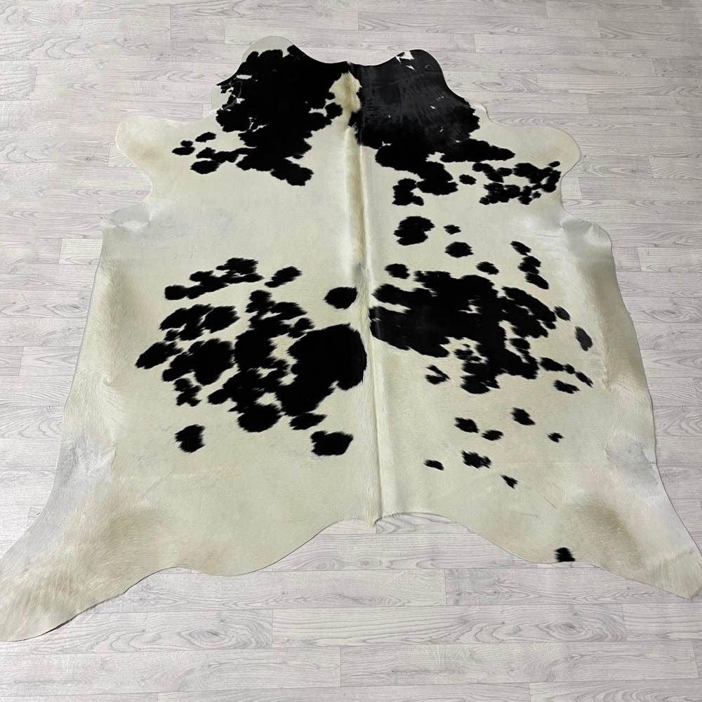 Koeienhuid zwart creme 205x210cm B-keus | Lederstore, Landelijk, modern, Scandinavisch, industrieel, 200 cm of meer, Overige vormen