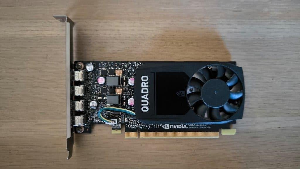 Titel: NVIDIA Quadro P620 2GB, 4x mini DisplayPort, 40W, PCI-Express 3, Gebruikt, DisplayPort, Ophalen of Verzenden