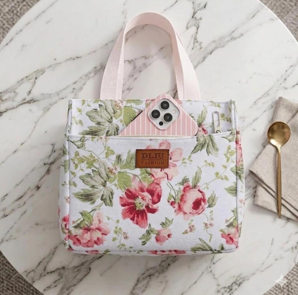 Bloemen Lunch Tas voor School & Werk (GLOEDNIEUW), Ophalen of Verzenden, Nieuw