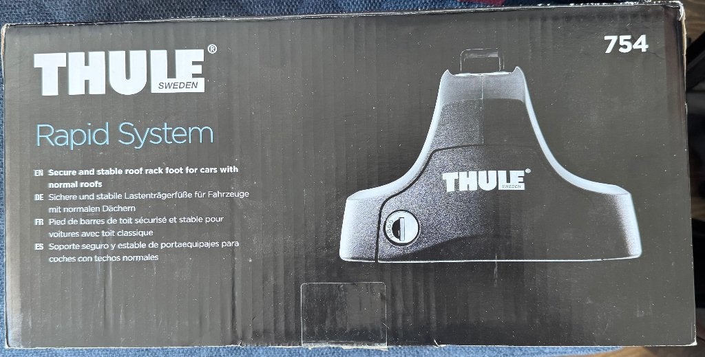 Thule Rapid System dakdragers (754) met kit (1124), Auto diversen, Dakdragers, Ophalen, Gebruikt